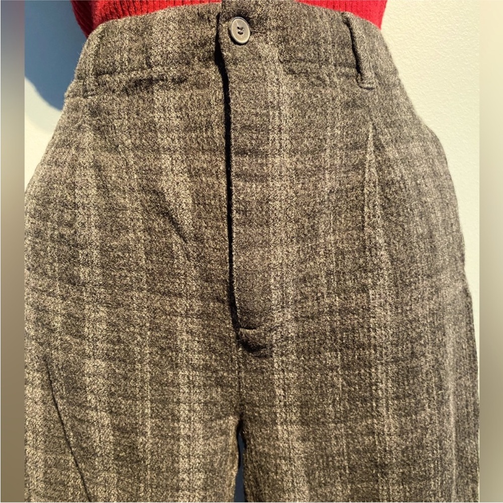 Gray Plaid Cropped Pants size small - Picture 9 of 9